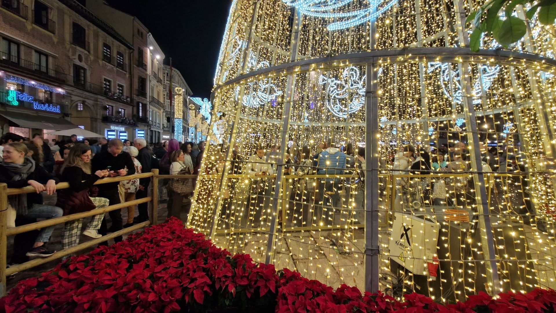 Malaga&#039;s big Christmas switch-on - in pictures